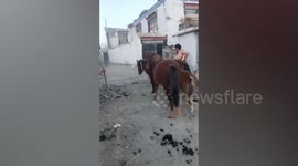 Tibet earthquake residents survey damage as death toll rises