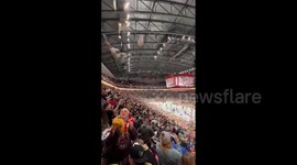 US hockey team break 'world record' with annual teddy bear toss