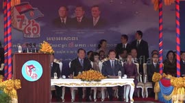 Cambodia's ruling party chief says peace invaluable for socio-economic development