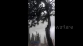 Argentina: A strong storm hit the Argentine province of San Luis