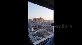 Ongoing operations by the Israeli army demolishing and destroying homes in the Jabalia camp