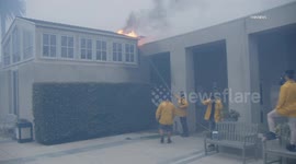US, Los Angeles: Pacific Palisades Palisades Fire Continues To Burn Part 3