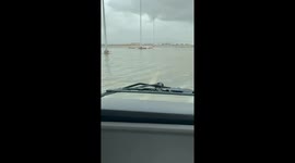 Saudi Arabia airport flooded as storms batter city