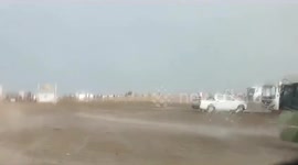 Saudi Arabia airport containers blown away as storms lash region