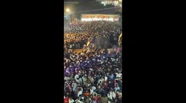 vertical angle - Chaos at BP Angadi Mosque Festival: Elephant Rampage Leaves 24 Injured