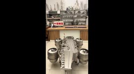 Stainless steel aircraft carrier model impresses in China
