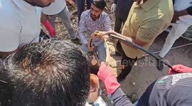 Girl, 18, stuck in 540ft deep well for two days is rescued in India
