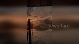 US: Ice Brings Down Tree, Sparks Fire in Evansville During Winter Storm
