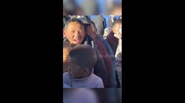 Children sing national anthem in quake-hit region in China's Xizang