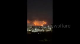 US: Hurst Fire Breaks Out In Sylmar, Los Angeles