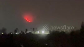 US: Hurst Fire Breaks Out In Sylmar, Los Angeles 2