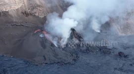 US: Gas Plume Rises from Kīlauea Summit as Lava Activity Remains Paused