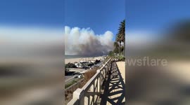 US: Pacific Palisades Fire Forces Mass Evacuations as Flames Spread Unchecked