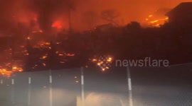 Devastating Palisades Fire: Compilation of Footage Captures Destruction and Heroic Efforts to Contain Blaze