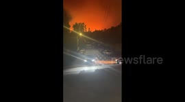 US: Sunset Fire Ignites In Hollywood Hills, Triggering Mandatory Evacuation Orders 2
