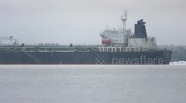 Finland seized oil tanker Eagle S anchored in Porvoo, Finland