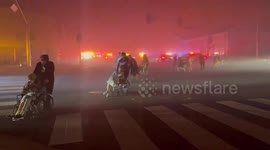 Nursing home residents evacuated as Eaton Fire rages in Pasadena