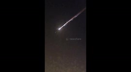 Satellite Shower Over Mississippi Atmosphere