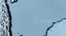 Frozen Lake In The Sperrins During UK Cold Snap