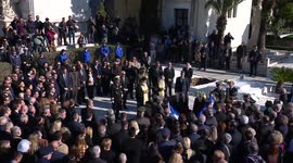 Greece holds funeral for former Greek PM Costas Simitis