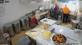 Chef returns to quake-hit building to save restaurant