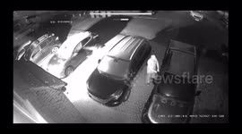 Watch as brazen thieves steal dad's £25k truck from drive - in less than a minute