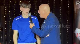 The Guy is Hypnotised to forget the Number 3. Watch as he counts his fingers and finds he has 11, then 12