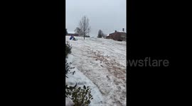 US: Major Winter Storm Sweeps South, Residents Enjoy Rare Snow Day