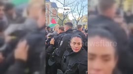 Germany: German Police Disrupt Pro-Gaza Demonstration in Berlin