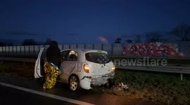Chaos in the Netherlands due to freezing rain