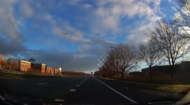 Chaos in the Netherlands due to freezing rain - Dashcam crash