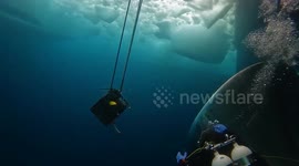 Antarctica: Coast Guard Divers Brave Antarctic Waters for Critical Ship Repair