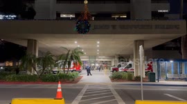 US, Los Angeles: West Los Angeles VA Medical Center Preps For Possible Evacuation