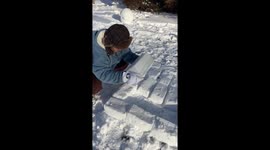 Exclusive- Virginia's snatched snowwoman racks up over 7 million views