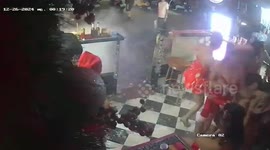 Police hunt tourist who set off fireworks causing blaze at shop in Thailand