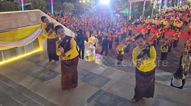 Buddhist performance with 2,000 traditional dancers hopes to draw in tourists in Thailand