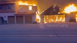 Palisades Fire destroys homes in Malibu, California