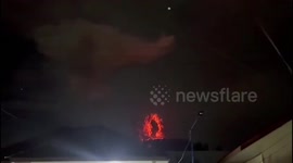 Mount Ibu volcano erupts in Indonesia sending ash 5km high