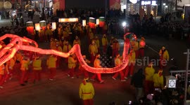 China: Snake Lantern Performance in Hefei