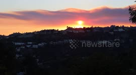 US: Smoky-haze fills the air from the LA wildfires