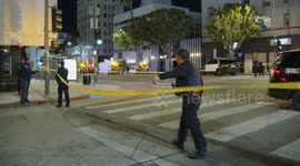 US, Los Angeles: Hollywood Multi Victim Shooting Outside Nightclub Part 2