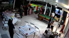 Christmas Fireworks Show Goes Wrong