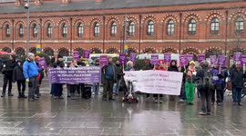 Rally for ceasefire and release of hostages, London, England