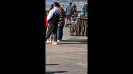 Beach Rescue Lights and Speeding down the Beach San Diego CA