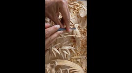 Chinese craftsman creates intricate wooden masterpiece