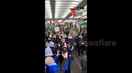 UK: People in Manchester came out in support of Palestine