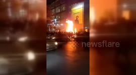 Iran: Shiraz Hijabbanan Booth Burns Down in Overnight Fire