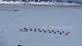 China: Snowly Field Camping Tents