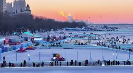 China's Heilongjiang attracts tourists to ice, snow wonders
