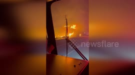 US: San Bernardino County Firefighters Provide Critical Support in Battle Against Los Angeles County Wildfires